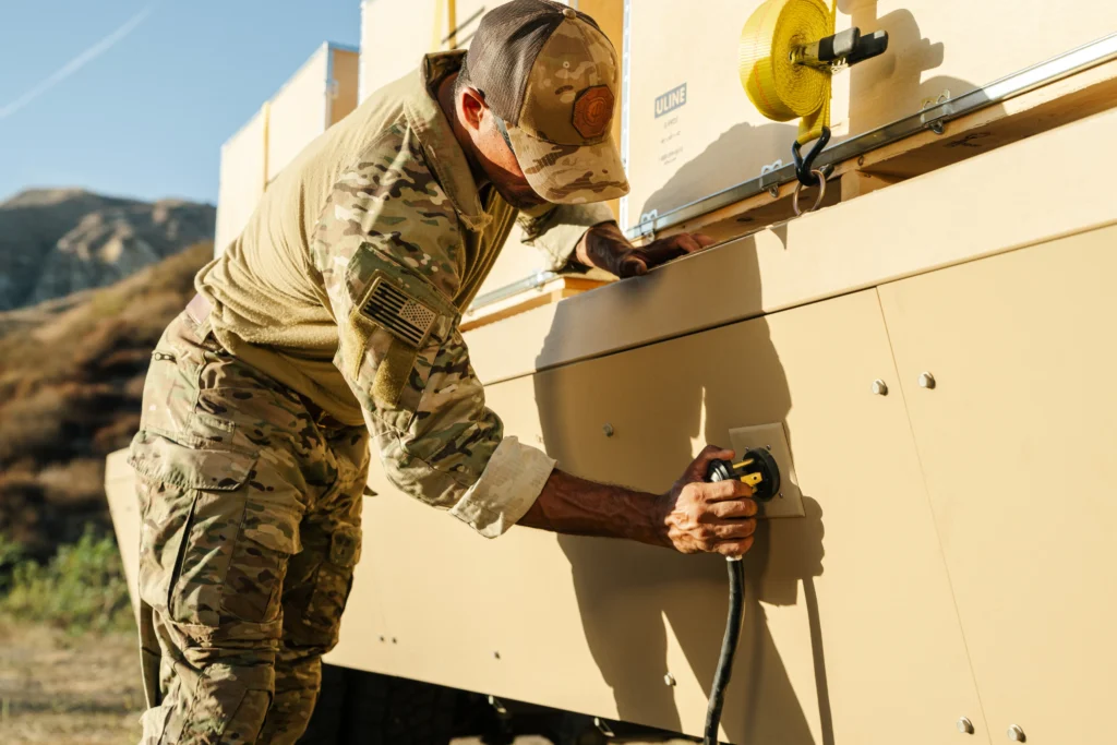 Remote operation of UGV/AGV in action